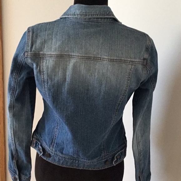 Hollister Surf 1972 Blue Long Sleeve Collared Denim Jacket Size Medium - Picture 16 of 16